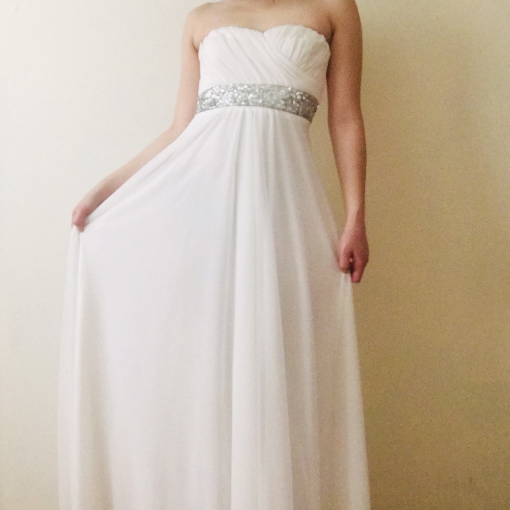 White Dress for prom, banquet, party